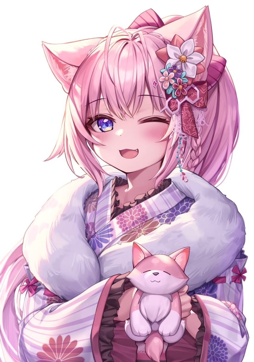 hakui koyori and kokoro (hololive) drawn by verdey