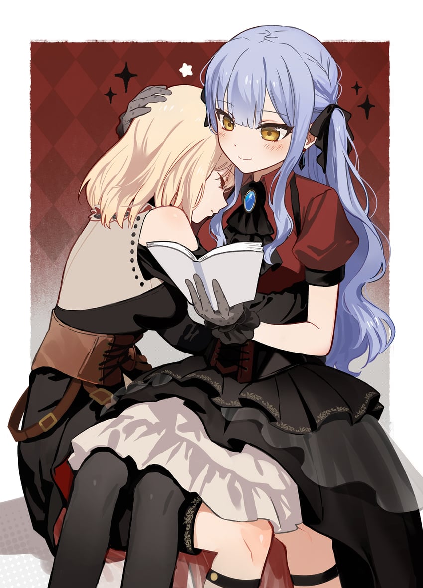 togawa sakiko, misumi uika, oblivionis, and doloris (bang dream! and 1 more) drawn by usamin_(megumikira)