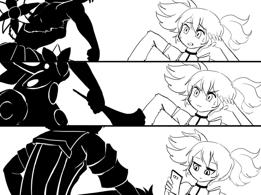 snow white, fukuroi marika, flame flamey, and uttakatta (mahou shoujo ikusei keikaku and 2 more) drawn by coatifan