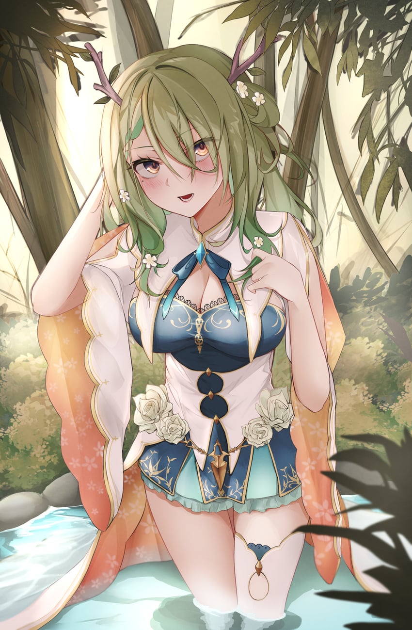 ceres fauna (hololive and 1 more) drawn by takida_185