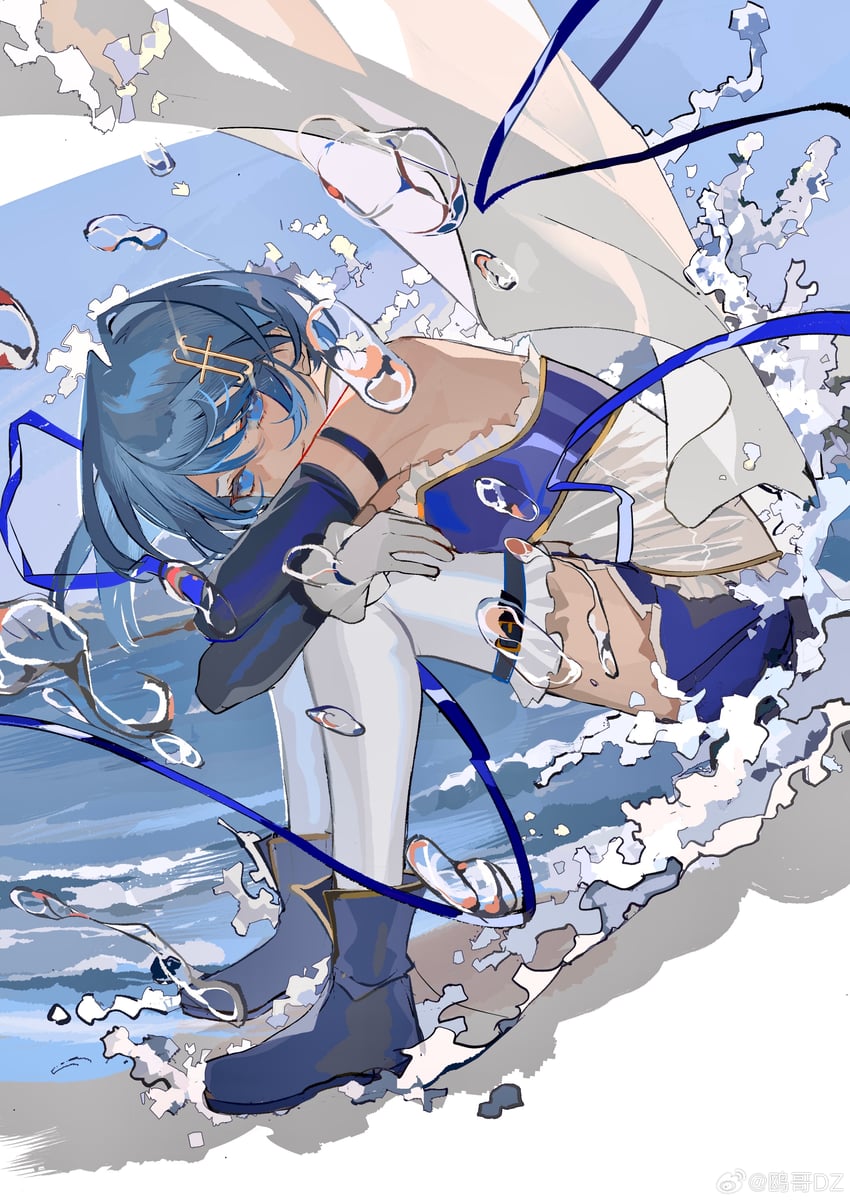 miki sayaka (mahou shoujo madoka magica) drawn by ouge_dz