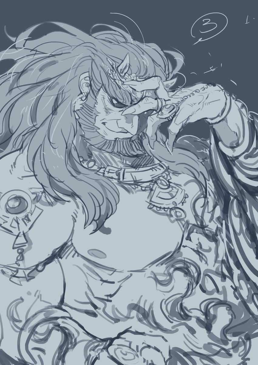 ganondorf (the legend of zelda and 1 more) drawn by fenman