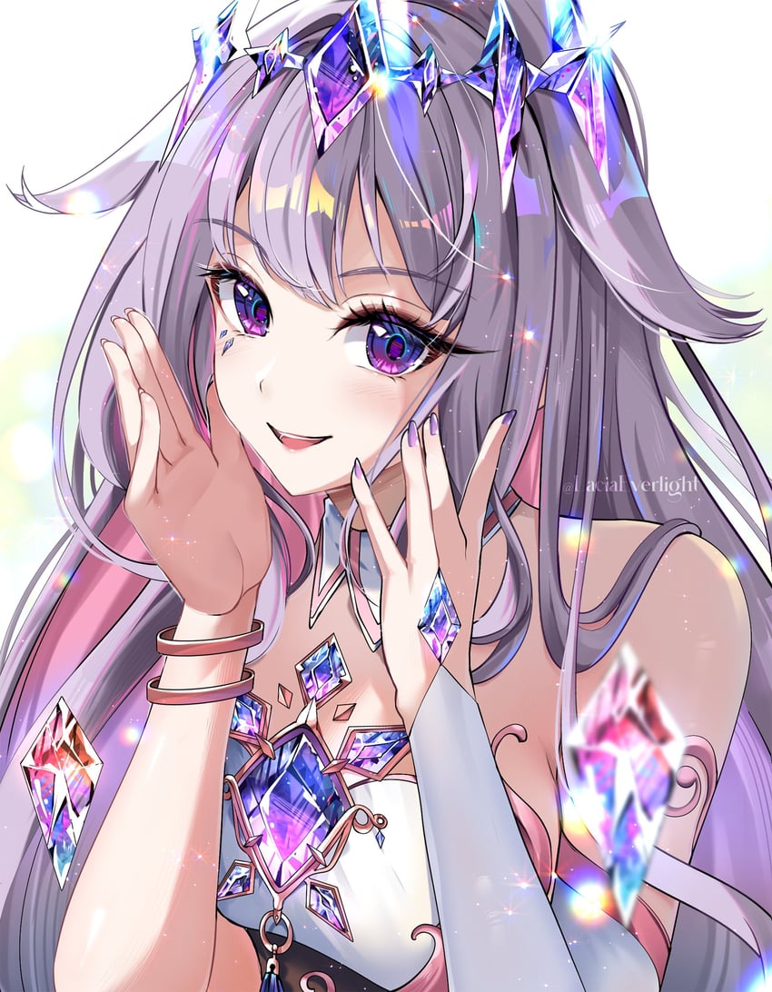 koseki bijou (hololive and 1 more) drawn by lacia_everlight