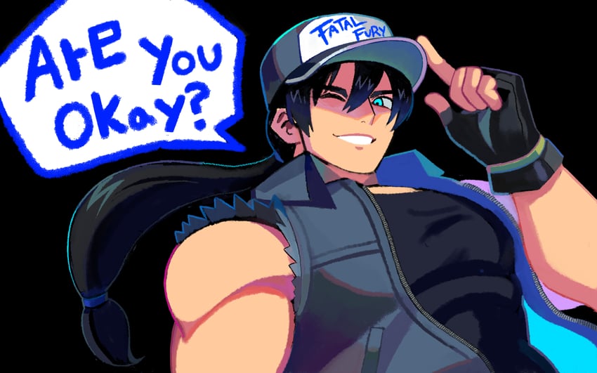 terry bogard (the king of fighters and 1 more) drawn by denaseey