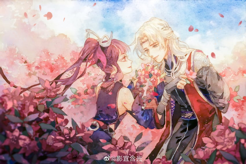 chi meng (hua jianghu zhi bei mo ting) drawn by ying_yi_han_guang