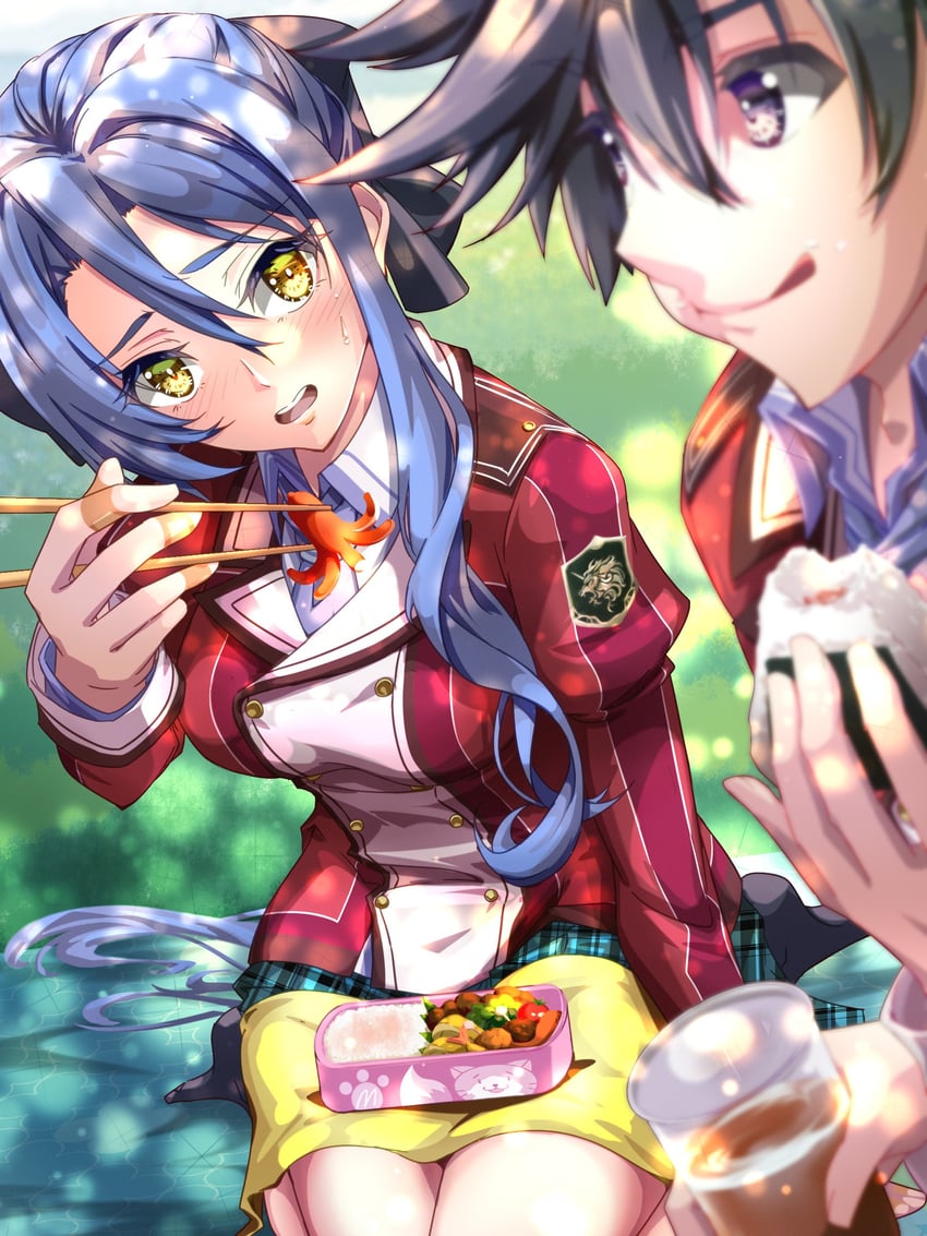 rean schwarzer and laura s. arseid (eiyuu densetsu and 2 more) drawn by tinybiard