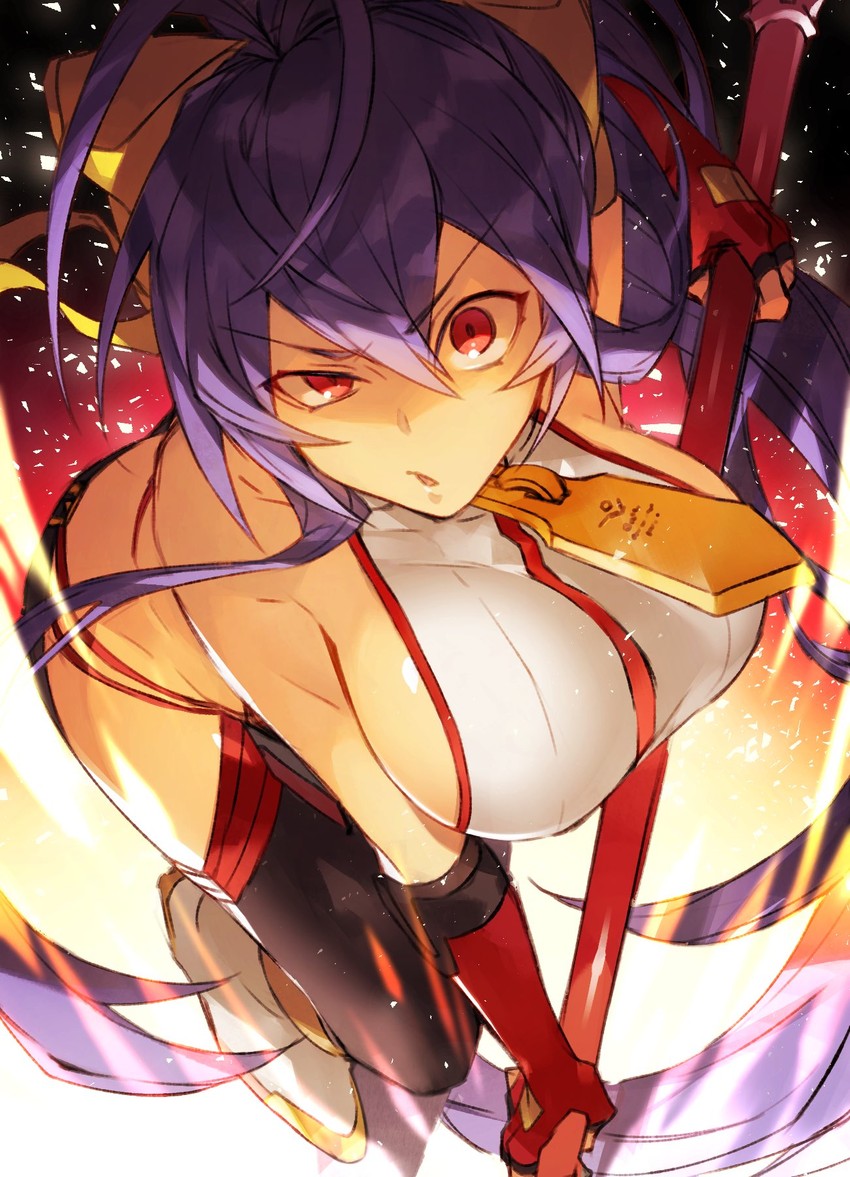 mai natsume (blazblue and 2 more) drawn by ozi_circle