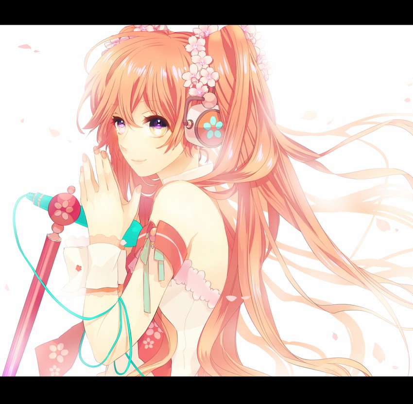 hatsune miku and sakura miku (vocaloid) drawn by kyama