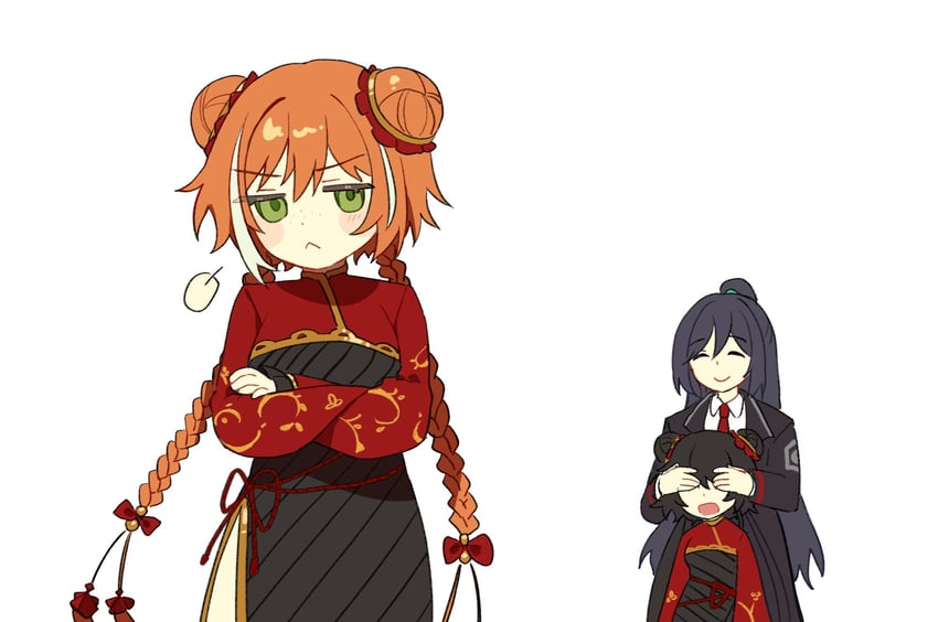 ishmael, hong lu, and jia xichun (project moon and 1 more) drawn by ranya_(artiraia)