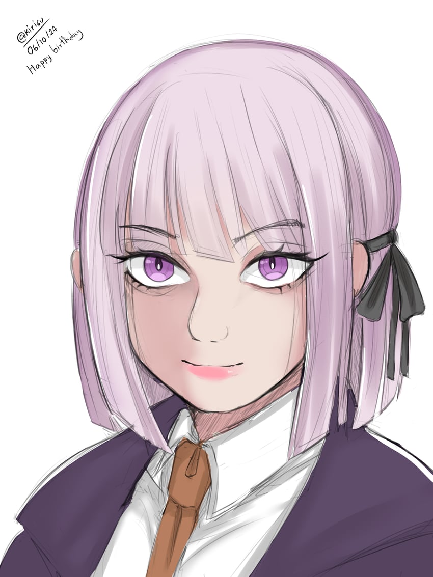 kirigiri kyoko (danganronpa and 1 more) drawn by kirisu_(kirisu29)