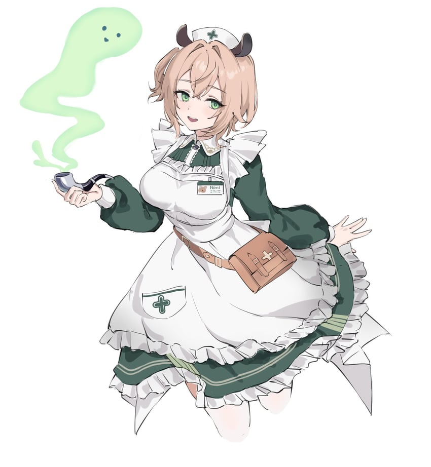 nimi nightmare and naplings (indie virtual youtuber) drawn by jin_(7kijin)
