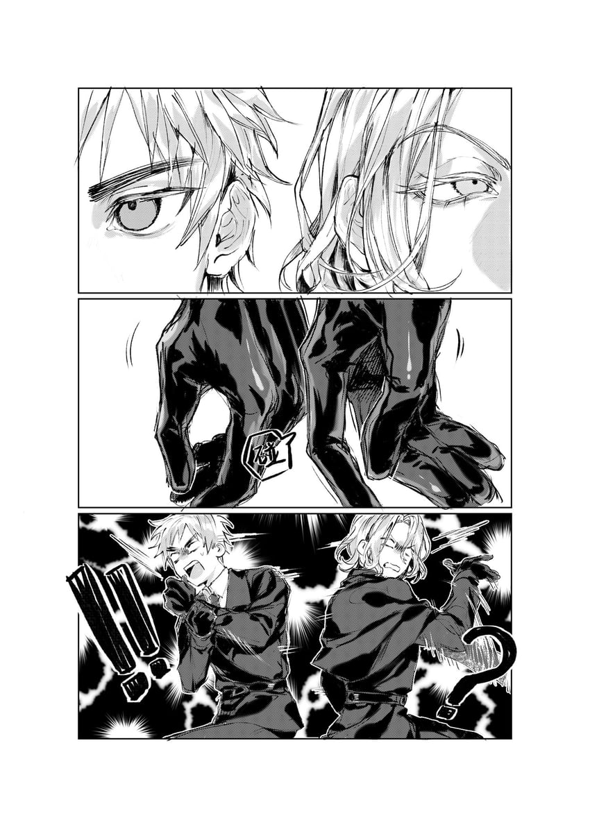 united kingdom and france (axis powers hetalia) drawn by ikusaaaaaaa