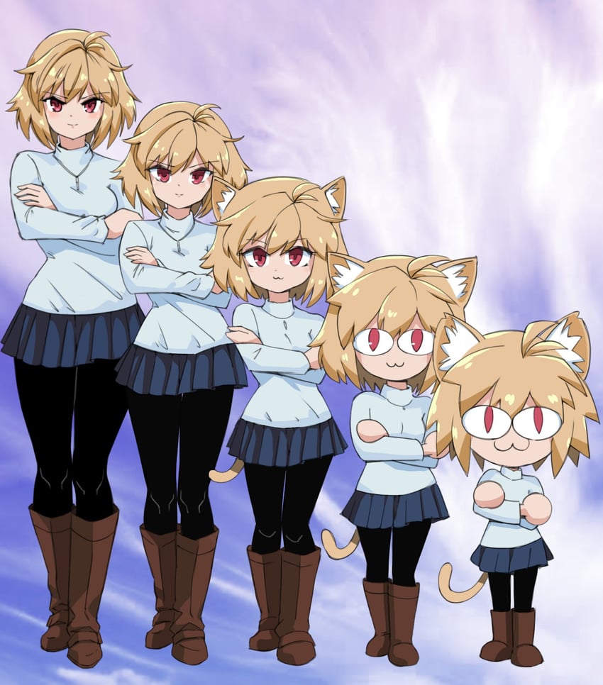 arcueid brunestud and neco-arc (tsukihime and 2 more) drawn by australopitecoi