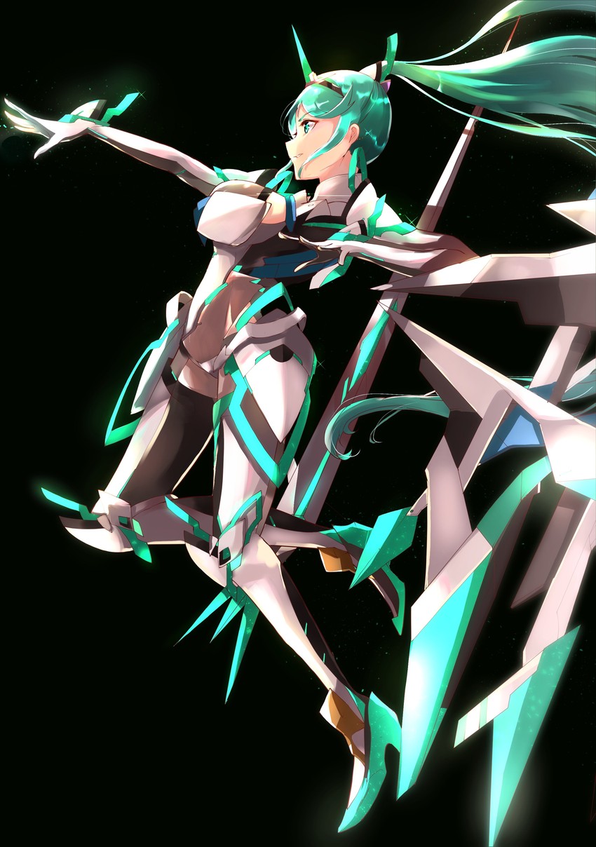 pneuma (xenoblade chronicles and 1 more) drawn by risumi_(taka-fallcherryblossom)