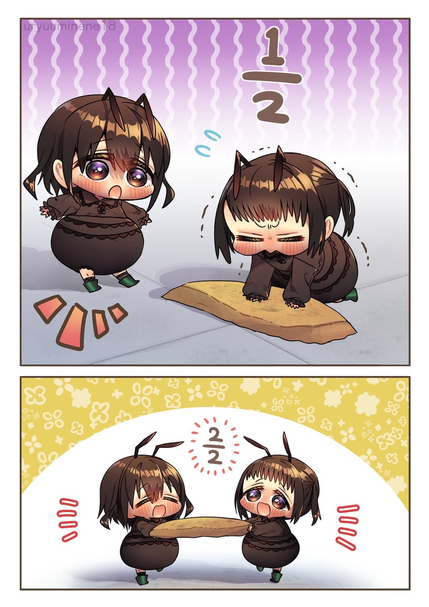 main ant girl (original and 1 more) drawn by harumina_mau