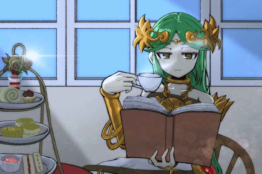 palutena (kid icarus and 1 more) drawn by yu_makoto_(yu_uma)