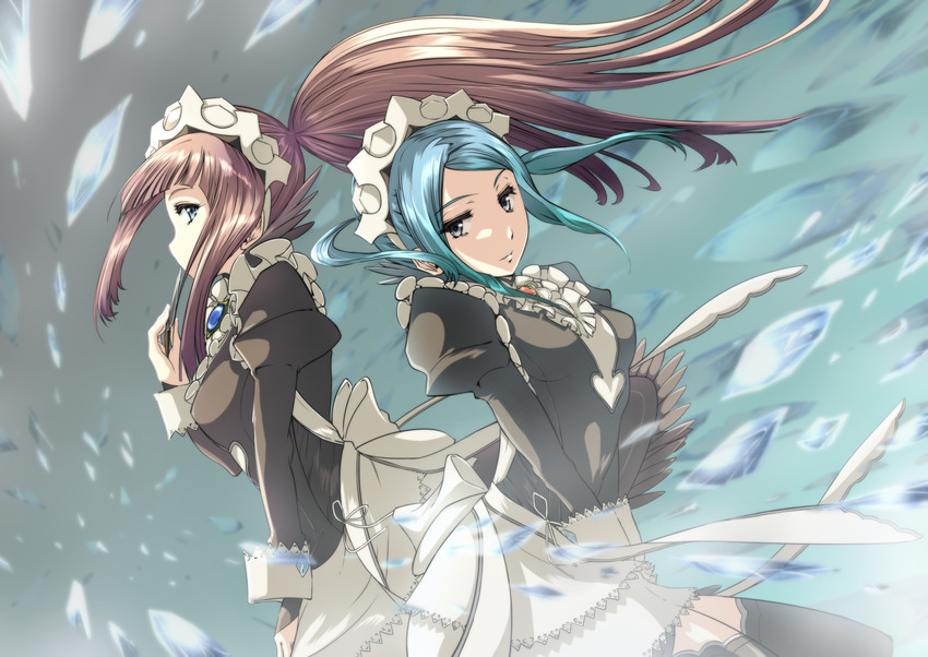 felicia and flora (fire emblem and 1 more) drawn by haku_(grimjin)