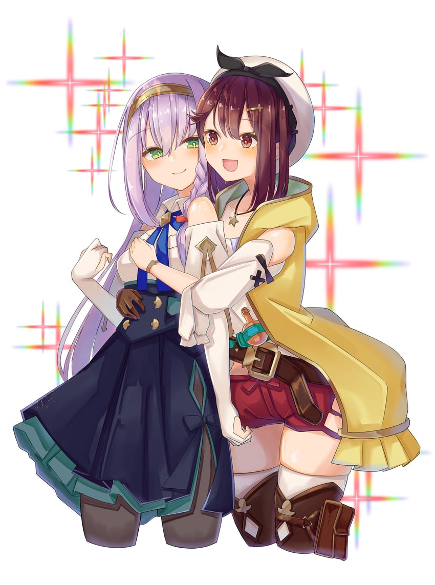 reisalin stout, sophie neuenmuller, klaudia valentz, and plachta (atelier and 3 more) drawn by uhouhogorigori