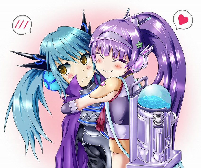 darkness maiden macha and oasis girl (cardfight!! vanguard) drawn by ryuu_(blackdeeno)