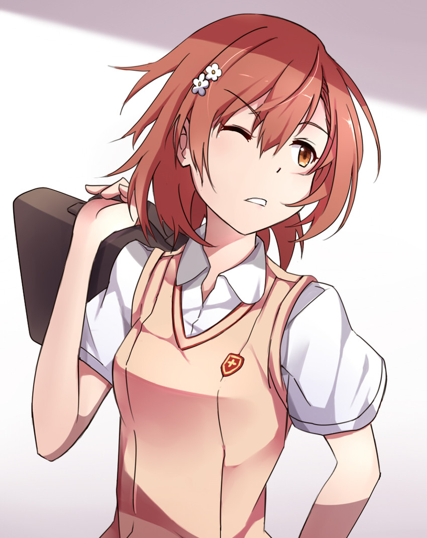 misaka mikoto (toaru majutsu no index and 1 more) drawn by ido_(teketeke)