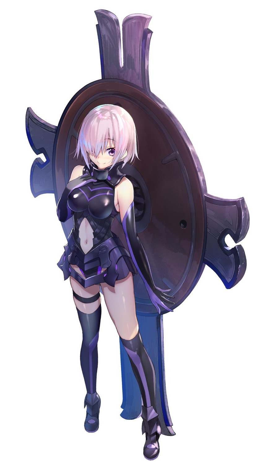 mash kyrielight (fate and 1 more) drawn by shirabi