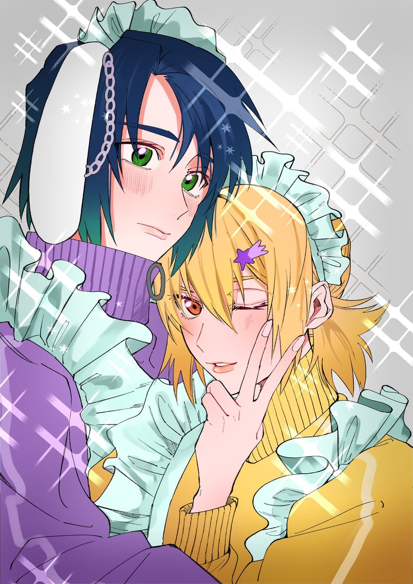 cagalli yula athha and athrun zala (gundam and 3 more) drawn by comeume