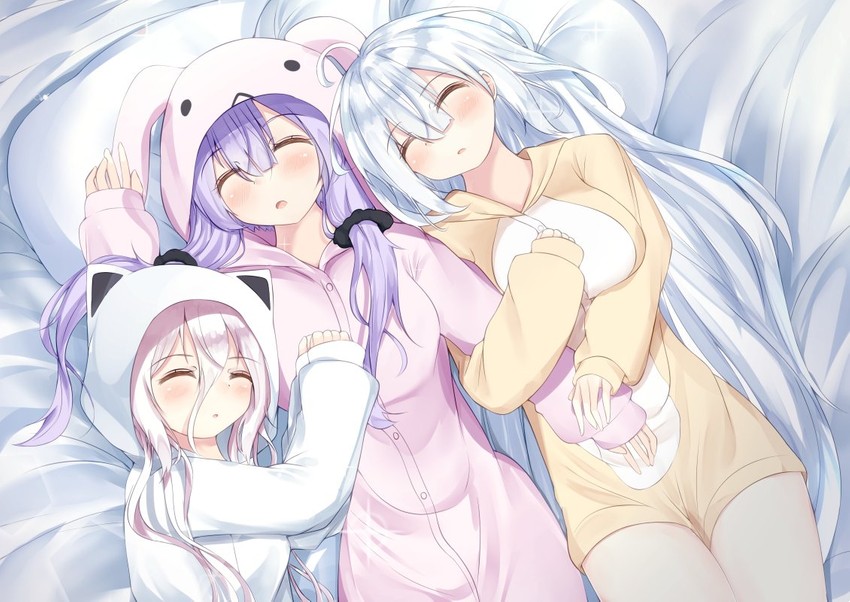 yuzuki yukari, kizuna akari, and ia (vocaloid and 1 more) drawn by aties20