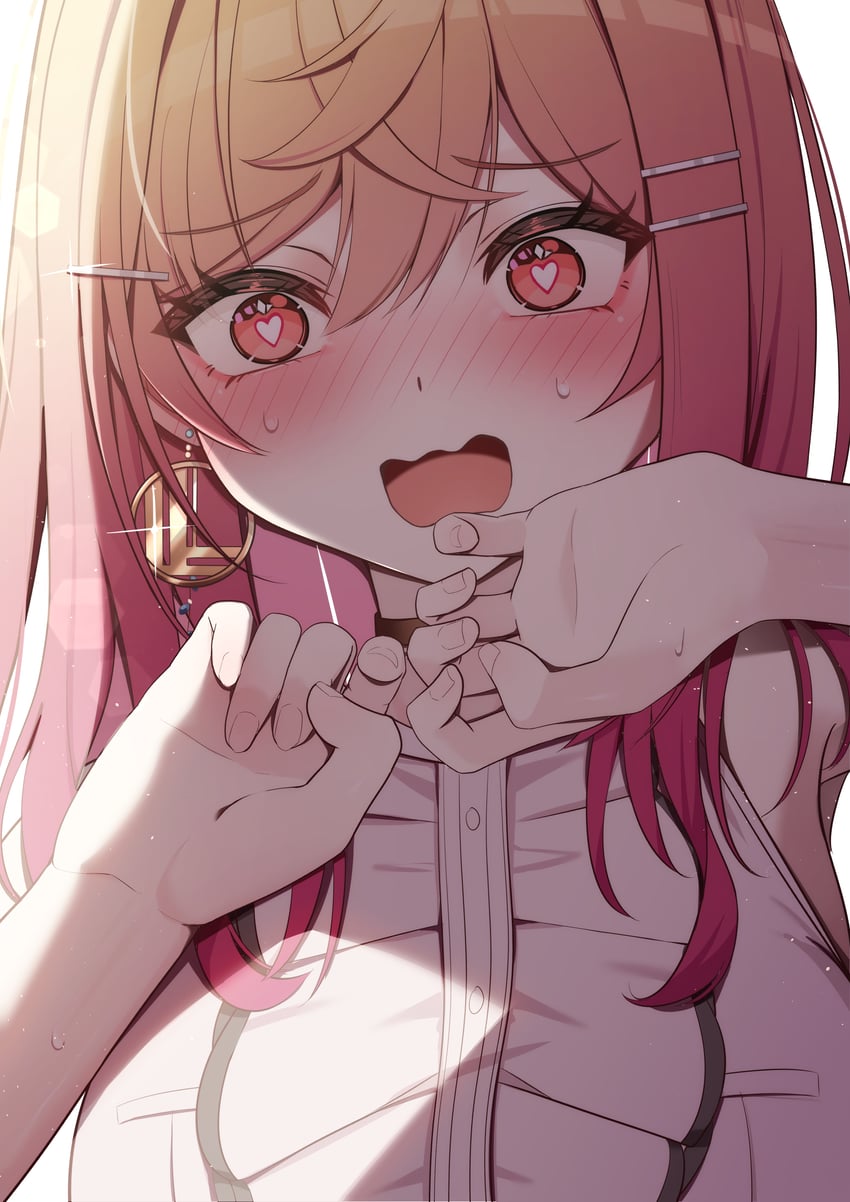 ichijou ririka (hololive and 1 more) drawn by akuame_(ring3922)