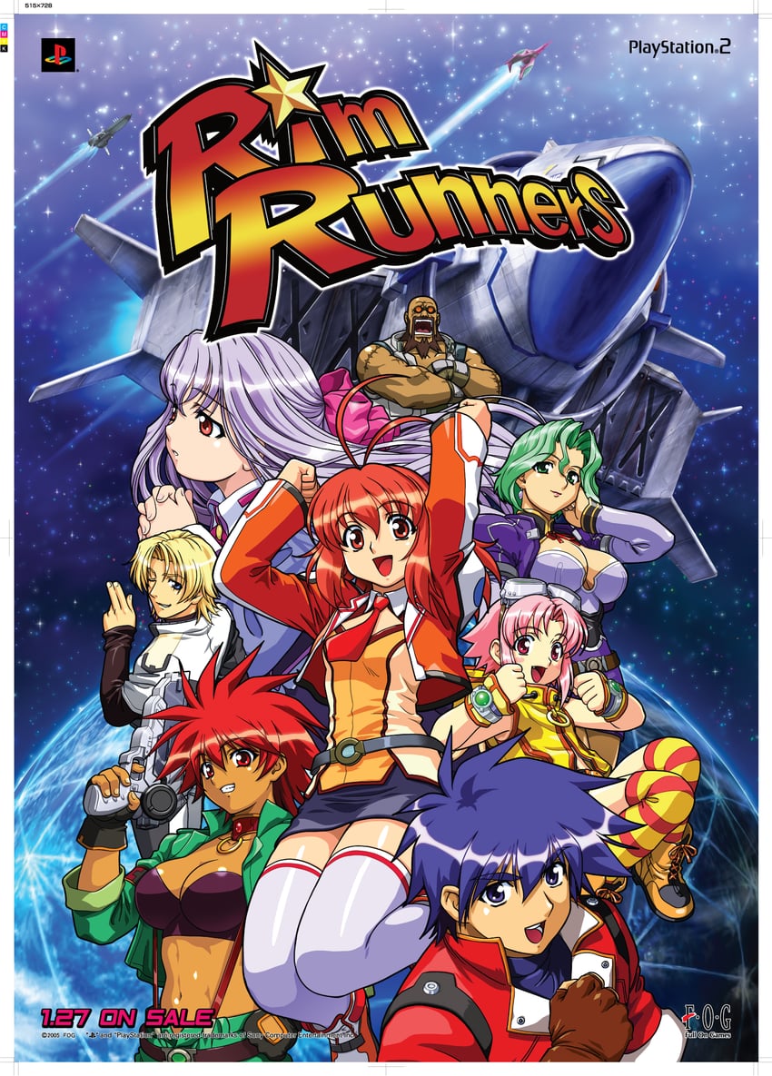 karen bradbury, rex leinster, roderick haldeman, althea silverberg, haruka hozumi, and 3 more (rim runners) drawn by kishiue_daisaku