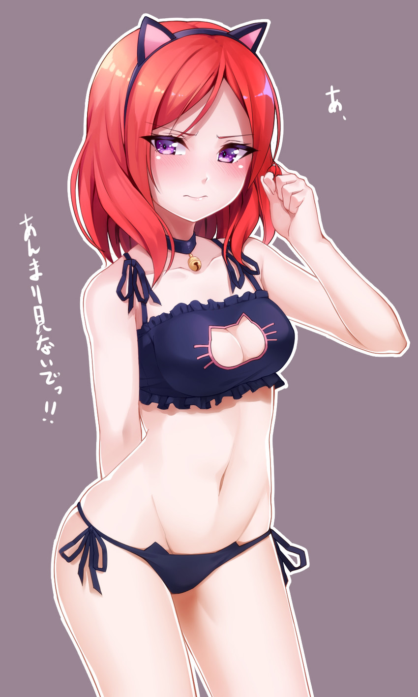 nishikino maki (love live! and 1 more) drawn by ginopi
