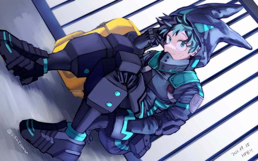 midoriya izuku (boku no hero academia) drawn by musou_(asatomjj)
