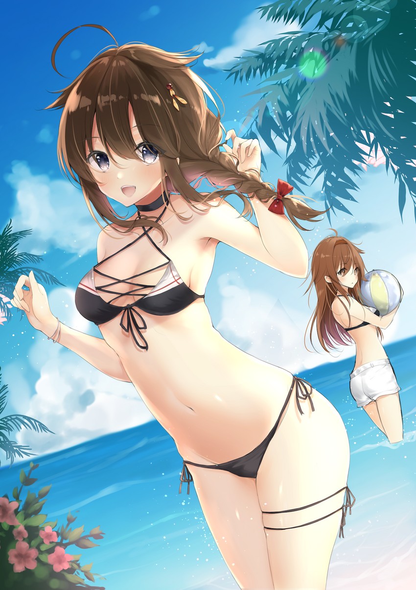 shigure, shigure kai ni, and shiratsuyu (kantai collection) drawn by uzuki_tsukuyo