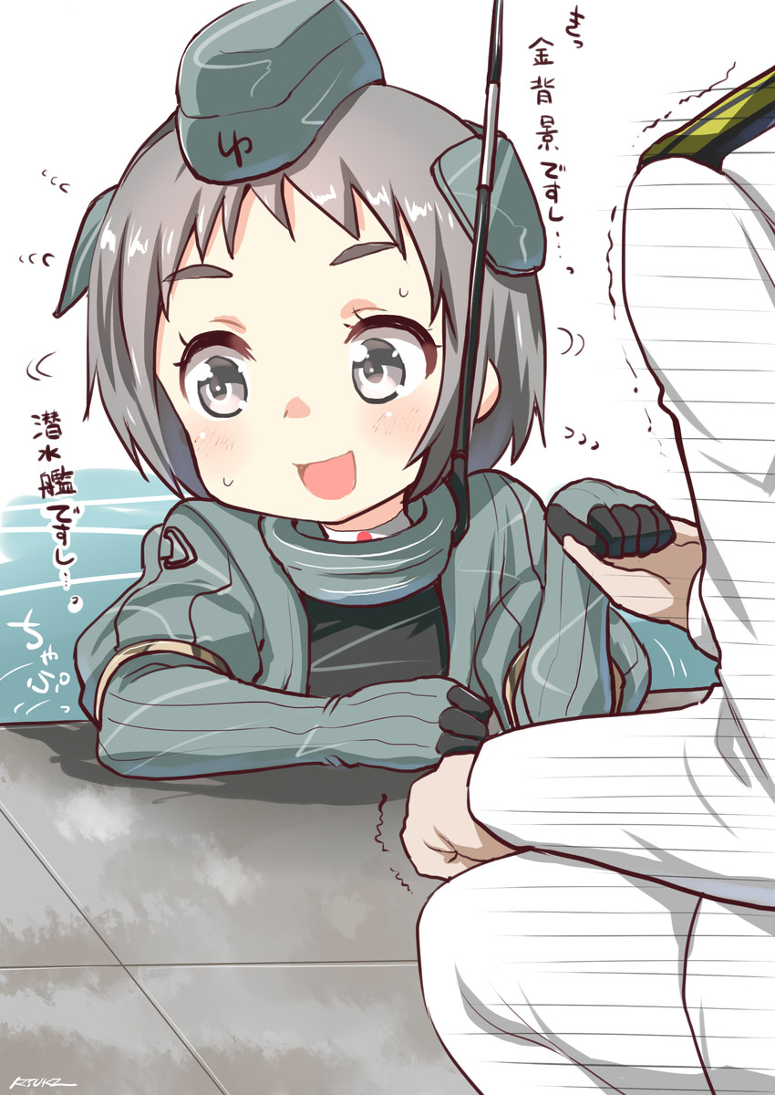admiral, u-511, and maru-yu (kantai collection) drawn by ryuki_(ryukisukune)