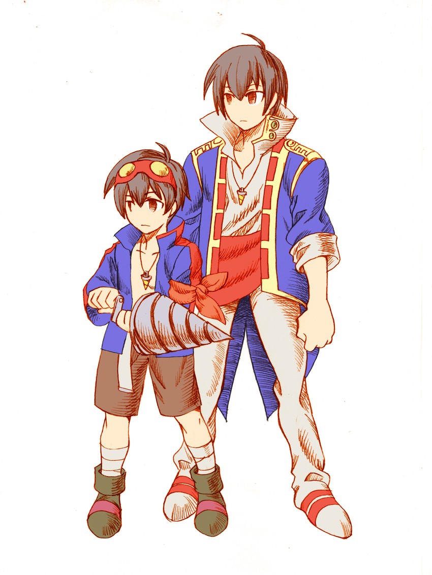 simon (final fantasy and 2 more) drawn by akagi_gishou
