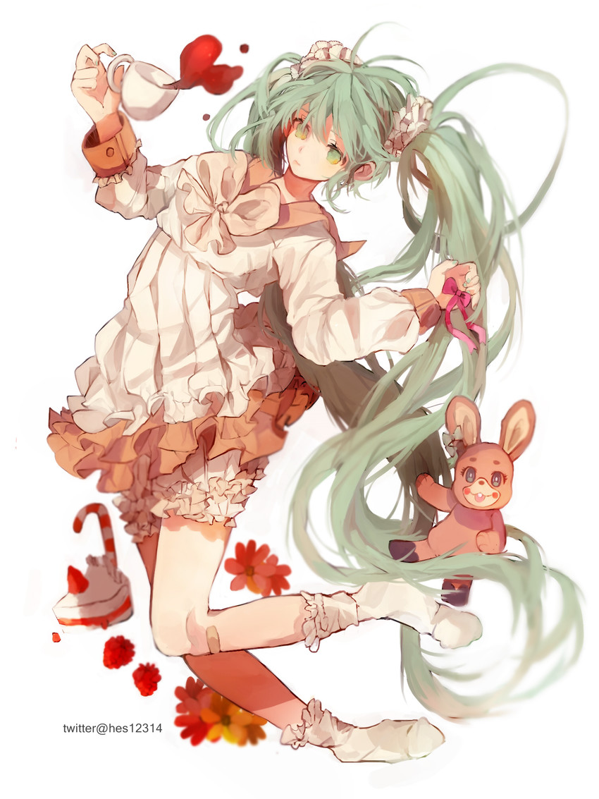 hatsune miku (vocaloid and 1 more) drawn by twice12314
