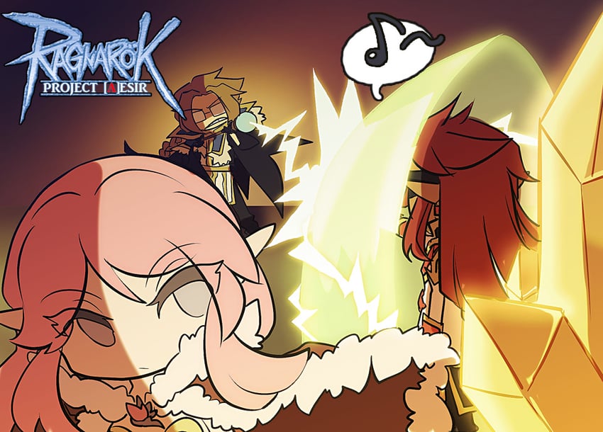high priest and high wizard (ragnarok online) drawn by hexcetera