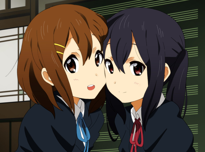 nakano azusa and hirasawa yui (k-on!) drawn by yamasaki_wataru