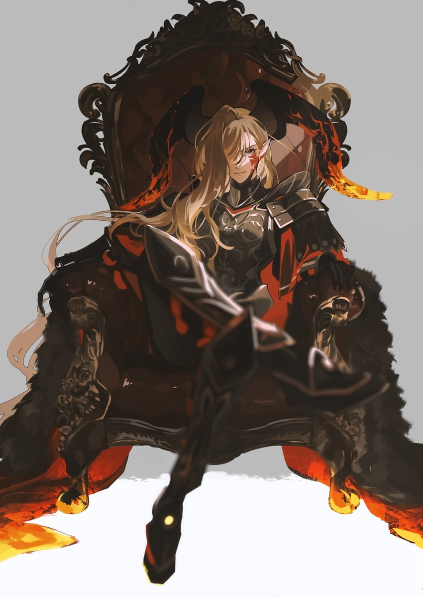 nero claudius and queen draco (fate and 1 more) drawn by en_(enxxx)