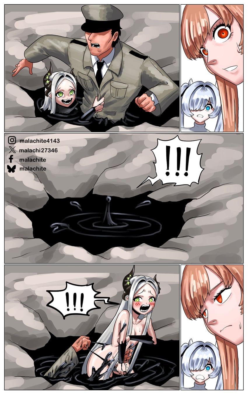 rapi, commander, cinderella, and leviathan (goddess of victory: nikke) drawn by malachite_27346