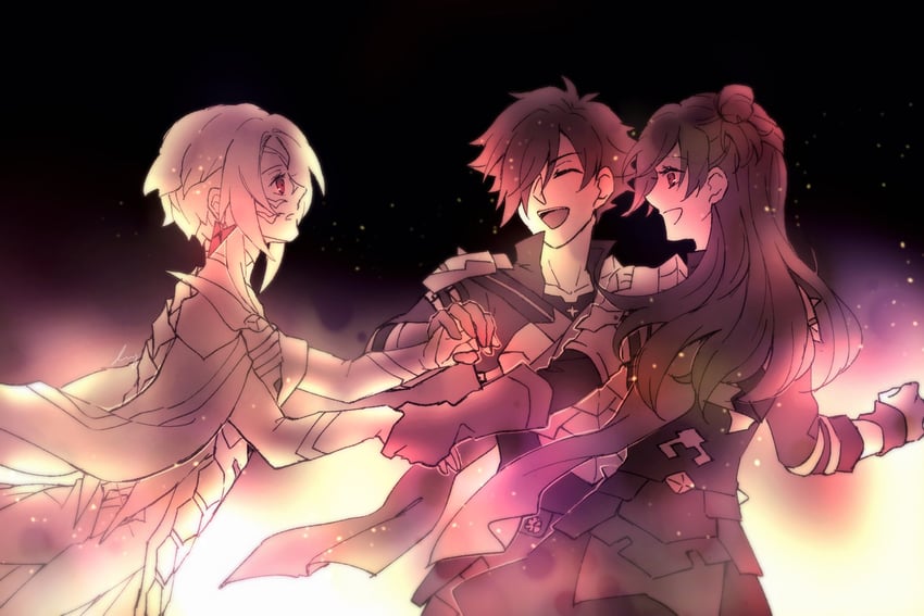 female shez, male shez, and arval (fire emblem and 3 more) drawn by fkms_szrr