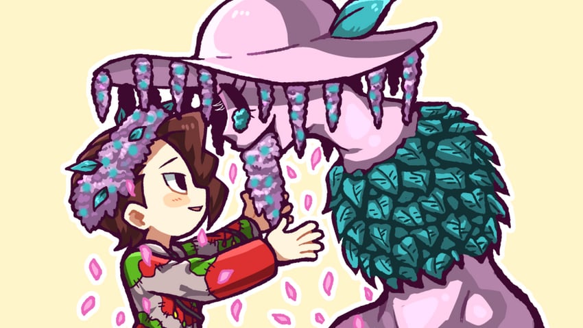 nugget, employee, and alriune (project moon and 1 more) drawn by hatake_shimeji