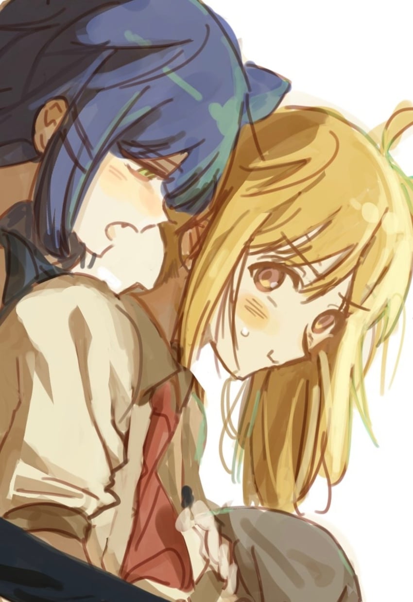 ijichi nijika and yamada ryo (bocchi the rock!) drawn by bab13081