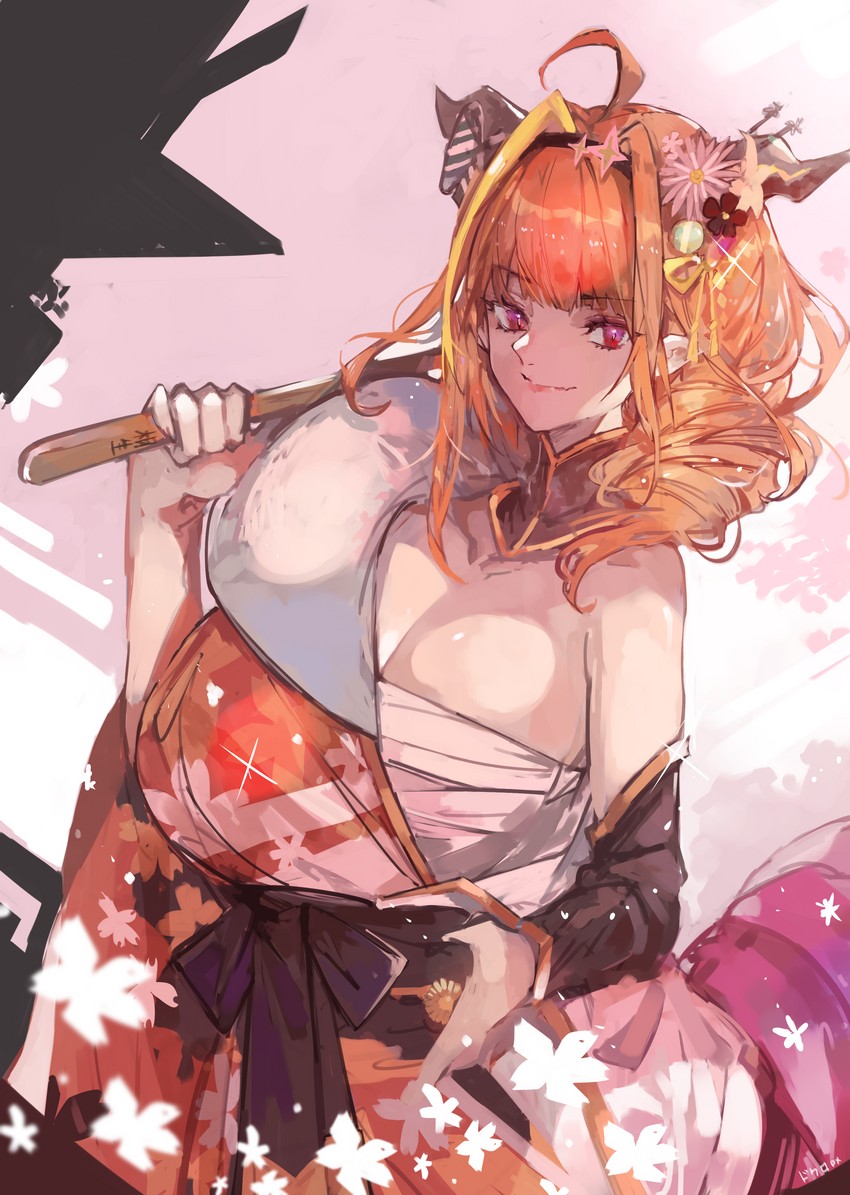kiryu coco (hololive) drawn by dokuro_deluxe