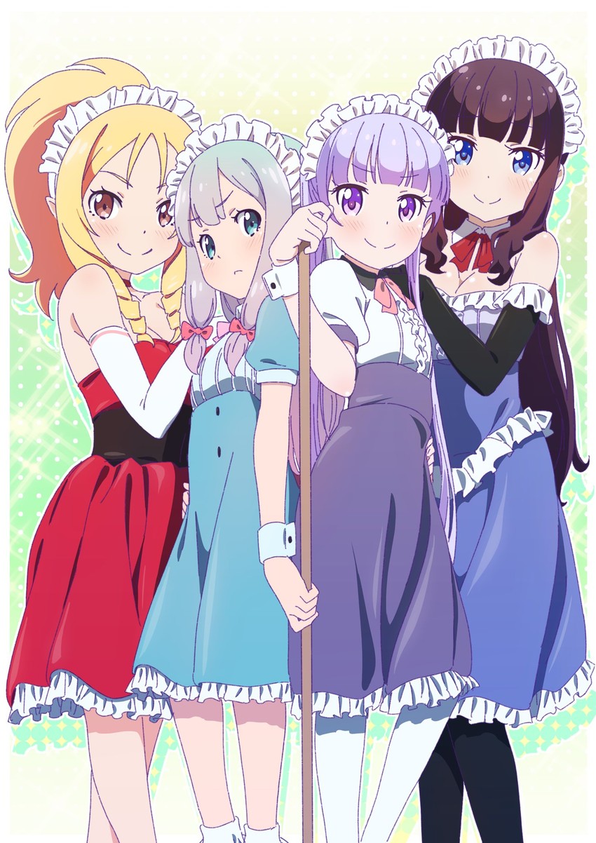 izumi sagiri, suzukaze aoba, yamada elf, and takimoto hifumi (eromanga sensei and 1 more) drawn by makicha_(sasurainopink)