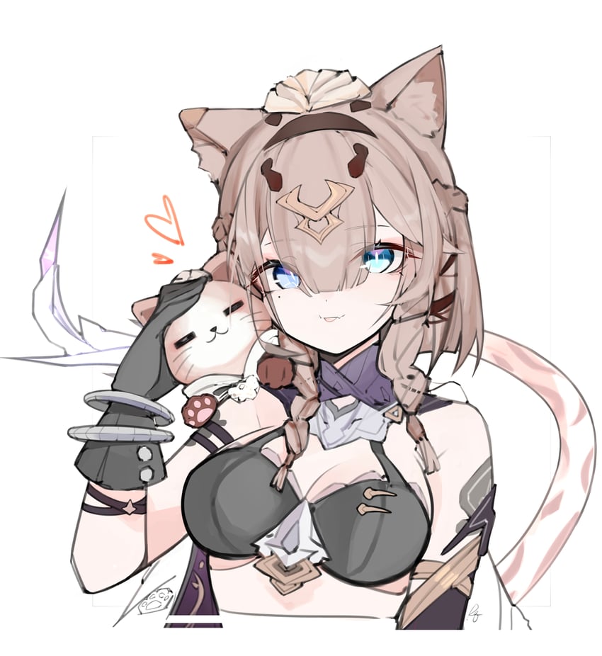 pardofelis and can (honkai and 1 more) drawn by error1980