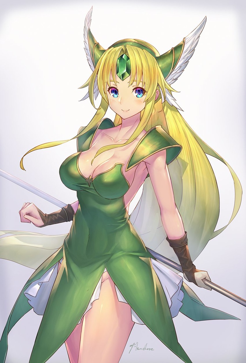 riesz (seiken densetsu and 1 more) drawn by takamine_nadare