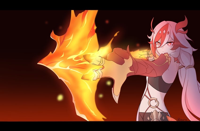 fu hua (honkai and 2 more) drawn by ritore