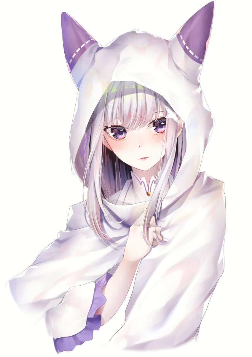 emilia (re:zero kara hajimeru isekai seikatsu) drawn by yuunamida_uyu