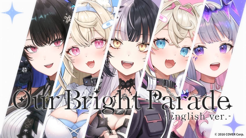 shiori novella, nerissa ravencroft, fuwawa abyssgard, mococo abyssgard, and koseki bijou (hololive and 1 more) drawn by usushio