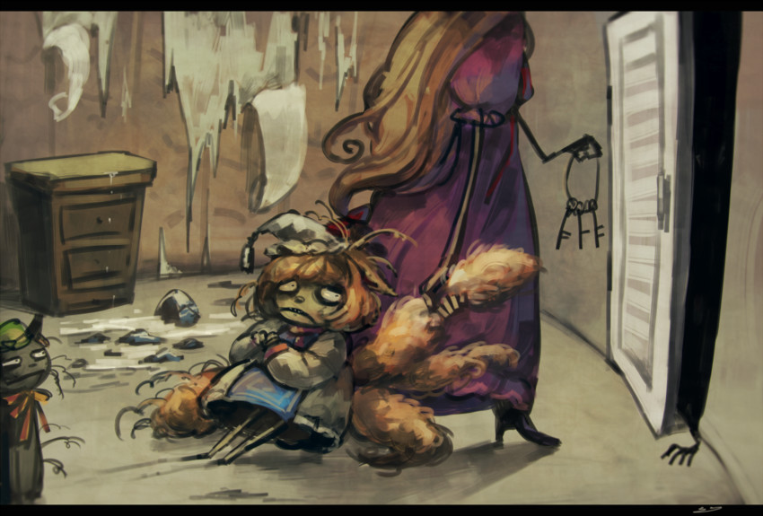 yakumo yukari, yakumo ran, and chen (touhou) drawn by koto_inari